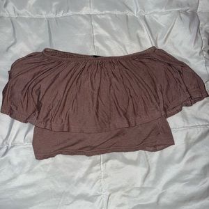 Off the shoulders crop top